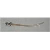Image 1 : Classic Mid-eastern Tulwar curved blade  sword, approx. 35” overall in uncleaned fair  condition sho