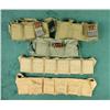 Image 1 : Lot of 5 collectible U.S. military ammunition  in bandoliers including two bandoliers with  clips of