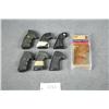Image 1 : Misc. lot of grips including five Pachmayr  checkered rubber grips for handguns, a pair  of plastic 