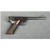 Image 4 : Colt Woodsman semi-auto pistol, .22LR cal.,  6” round barrel, blue finish, checkered brown  target p