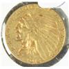 Image 2 : 1913 $2 1/2 U.S. Indian Gold Coin,  uncirculated, not professionally graded. Est.  $300-$600