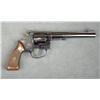 Image 2 : Smith & Wesson Model 35 DA target revolver,  .22LR cal., 6” barrel, blue finish, checkered  medallio