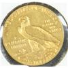 Image 1 : 1908 $2 1/2 U.S. Indian Gold Coin,  uncirculated, not professionally graded. Est.  $300-$600