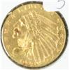 Image 1 : 1928 $2 1/2 U.S. Indian Gold Coin,  uncirculated, not professionally graded. Est.  $300-$600