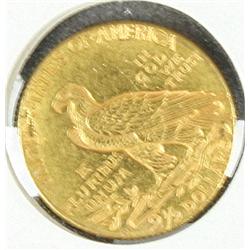 1925 $2 1/2 U.S. Gold Coin, uncirculated, not  professionally graded. Est. $300-$600