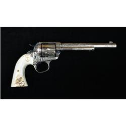 Customized and refurbished Colt Bisley Model  Single Action revolver, .44-40 cal., 7-1/2”  barrel, t