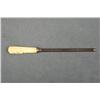 Image 3 : Very unique short riding crop approx. 13”  overall with a very detailed carved stag head  in the bon