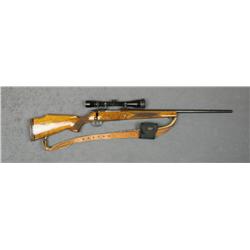 Sako AV bolt-action rifle, 7mm mag. cal.,  24-1/2” barrel, black finish, checkered wood  stock, padd