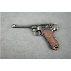 Luger American Eagle semi-auto pistol by DWM,  7.65mm cal., 4-3/4” barrel, military blue  finish, ch