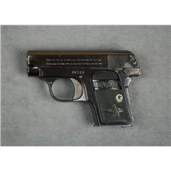 Colt Model 1908 semi-auto pocket pistol, .25  cal., 2” barrel, English proofed, blue  finish, checke