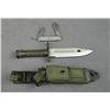 Image 2 : Scarce M9 first contract Phrobis III bayonet  with composite sheath, olive green woven  hanger and a