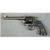 Image 1 : Colt Army Special DA revolver, .38 cal., 6”  barrel, blue finish, checkered hard rubber  grips, #343