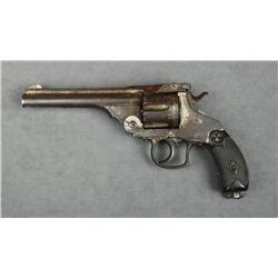 Antique European copy of a Smith & Wesson top  break DA revolver, .44 WCF cal., 5-1/2”  barrel, nick