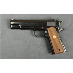 Desirable Colt Ace Model semi-auto pistol,  .22LR cal., 4-3/4” barrel, blue finish,  checkered medal