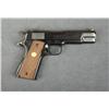 Image 4 : Desirable Colt Ace Model semi-auto pistol,  .22LR cal., 4-3/4” barrel, blue finish,  checkered medal