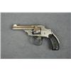 Image 1 : Smith & Wesson Safety Hammerless DA revolver,  .32 cal., 3” barrel, nickel finish,  checkered black 