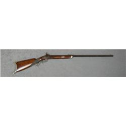 Schutzen percussion half stocked rifle, .40  cal., 30” barrel marked “P.H. Klein, N.Y.”,  brown fini