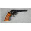 Image 1 : Smith & Wesson Model 17-4 DA revolver, .22LR  cal., 6” barrel, blue finish, checkered  combat medall