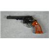 Image 2 : Smith & Wesson Model 17-4 DA revolver, .22LR  cal., 6” barrel, blue finish, checkered  combat medall