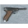 Image 1 : German Luger semi-auto pistol, top of frame  dated 1938 with S/42 code on top of toggle,  military b
