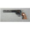 Image 1 : Colt Python Model DA revolver, .357 Magnum  cal., 8” barrel, blue finish, combat  checkered medallio