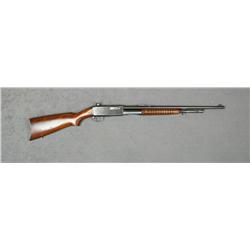 Remington Model 14 pump-action rifle, .32  Rem. cal., 22” round barrel, blue finish,  wood stocks, #