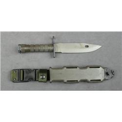 U.S. military M9 bayonet and composite sheath  with woven hanger, 2nd contract by Lan Cay  with no b