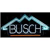 Image 1 : Neon Beer sign “Busch” under mountain outline  in overall excellent condition and working  at time o