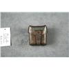 Image 1 : Leather pouch marked on front top “WELLS  FARGO & CO.” in overall very good condition,  approx. 4” t