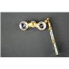 Image 2 : Beautiful French adjustable opera glasses in  excellent condition with abalone and pearl  garniture 