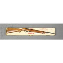 Ruger Model 10/22 semi-auto carbine, .22LR  cal., 18-1/2” barrel, black finish, wood  stock, #117-38