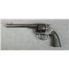 Image 1 : Colt Police Positive DA revolver, .38 cal.,  6” barrel, re-blued finish, checkered hard  rubber grip
