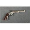 Stevens single shot derringer, .25 cal.,  3-1/2” barrel, nickel finish, wood grips,  #5956. This gun
