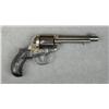 Image 1 : Customized Colt Model 1877 DA revolver, .41  cal., 5” barrel, blue and case hardened  finish, checke
