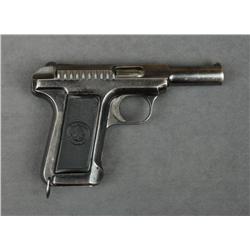 Savage Model 1907 semi-auto pistol, .32 cal.,  3-3/4” barrel, blue finish, checkered Savage  Indian 
