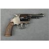 Image 1 : Smith & Wesson five screw hand ejector  revolver, .32 long cal., 3-1/4” barrel, blue  finish checker