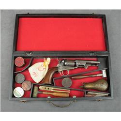 Colt Model 1849 pocket percussion 5 shot  revolver, .31 cal., 4” barrel, blue and case  hardened fin