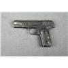 Image 2 : Colt Model 1903 semi-auto pistol, .32 cal.,  3-3/4” barrel, black finish, checkered hard  rubber gri