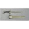 Image 1 : U.S. military bayonet and scabbard in overall  excellent condition with S.A., flaming bomb  and 1920