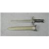 Image 2 : U.S. military bayonet and scabbard in overall  excellent condition with S.A., flaming bomb  and 1920