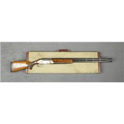 Winchester Classic Trap Model 101 O/U and  single shot shotgun, two barrel set in lined  carry case,