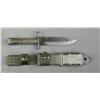 Image 1 : U.S. military M9 bayonet, sheath and hanger  by Lan Cay, 3rd contract with no fuller,  short saw tee