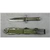 Image 2 : U.S. military M9 bayonet, sheath and hanger  by Lan Cay, 3rd contract with no fuller,  short saw tee