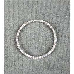 Circle of life pendant in 14kt white gold set  with 1ct of diamonds. Est. $1,000-$1,500.