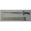 Image 2 : U.S. military bayonet and composite green  sheath in overall very good condition showing  parkerized