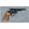 Image 3 : Smith & Wesson Model 34-1 DA revolver, .22LR  cal., 4” barrel, blue finish, checkered  medallion ext