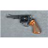 Image 5 : Smith & Wesson Model 34-1 DA revolver, .22LR  cal., 4” barrel, blue finish, checkered  medallion ext