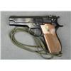 Image 2 : Smith & Wesson Model 39 DA semi-auto pistol,  9mm cal., 4” barrel, black finish, checkered  medallio