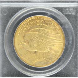 1910D $20 Gold Coin PCGTS graded MS60. Est.  $1,400-$2,800