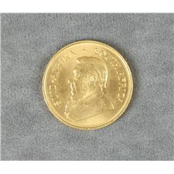 Gold 1 oz. Krugerrand. Est. $1,400-$2,800